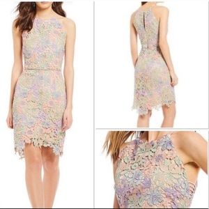 Gianni Bini Lexie Embroidered Floral Lace Dress
